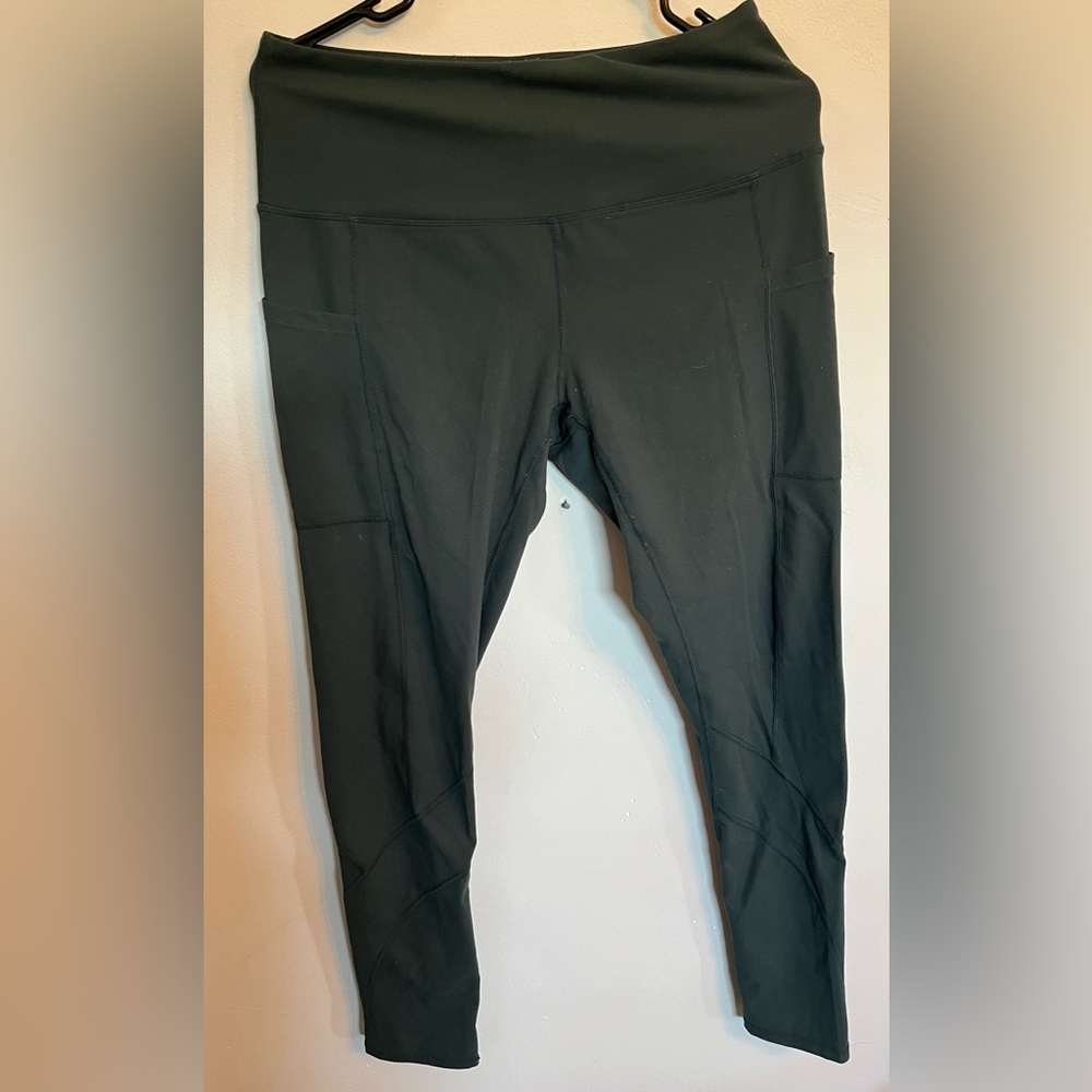 Forest green Along fit Leggings